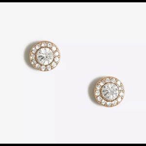 J.Crew Glimmer Circle Stud Earrings